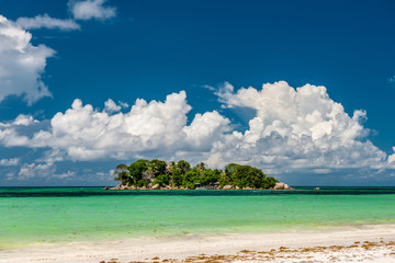 Tropical island at Seychelles