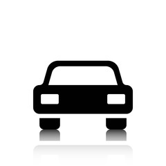 car icon stock vector illustration flat design
