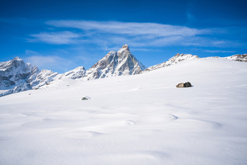 Fototapeta na wymiar Italian Alps in the winter
