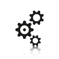 gear icon stock vector illustration flat design