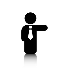 Man icon stock vector illustration flat design