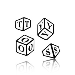 toys icon stock vector illustration flat design