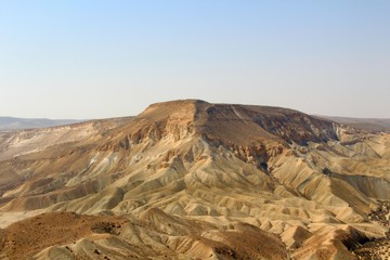 Mountains in the Desert of Negev, Israel