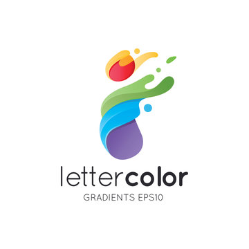 Colorful Letter I Logo Template