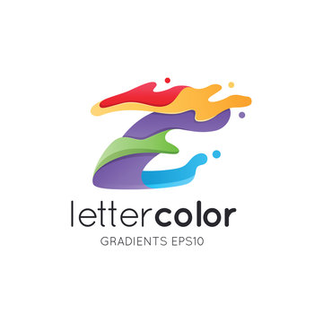 Colorful Letter Z Logo Template