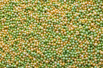 Multicoloured sweet sugar balls. Small ball pattern.
