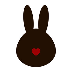 Easter Bunny, Rabbit vector illustration.