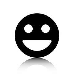 Smile icon stock vector illustration flat design