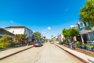 street in Balboa island