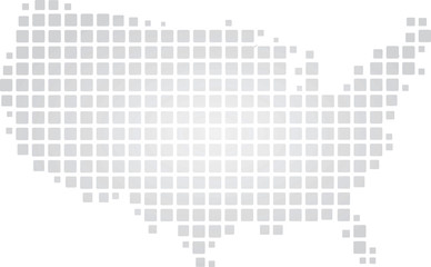 Fototapeta na wymiar USA map vector