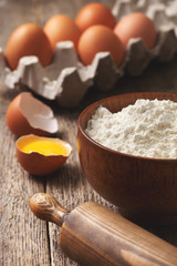 Ingredients for baking