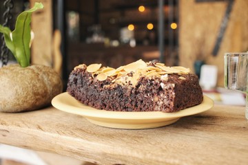 Chocolate brownies cake