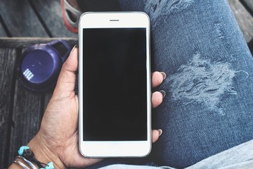 Bluetooth speaker with smart phone