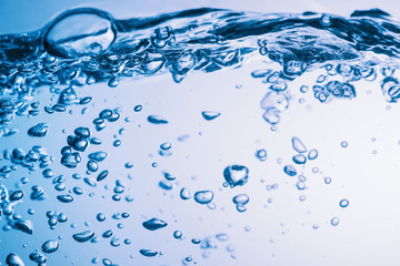 Water surface with ripple and bubble © BARSIK 500
