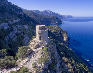 Fototapeta na wymiar Torre del Verger, Banyalbufar, Mallorca, España