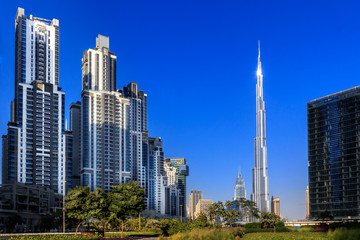 Cityscape of modern Dubai