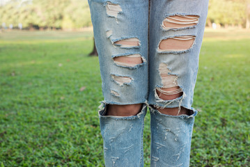 Fashion jeans lack