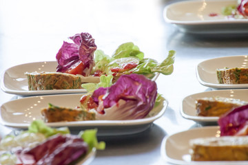Salat Snack als Finger food 