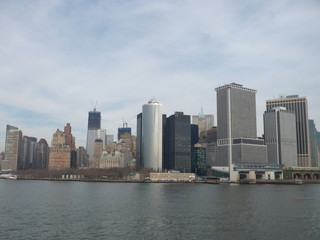 Fototapeta premium New York Skyline z przodu