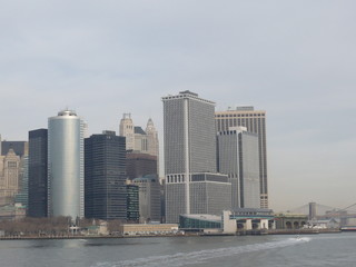 Fototapeta na wymiar New York Skyline from front