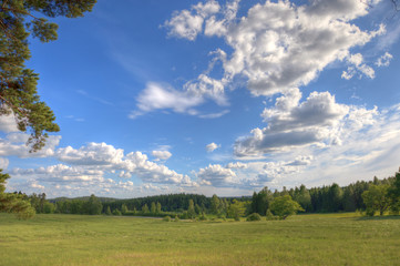 Old road on a country side