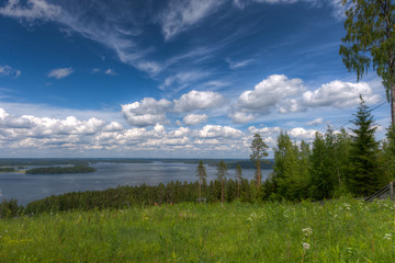 View from a hill top