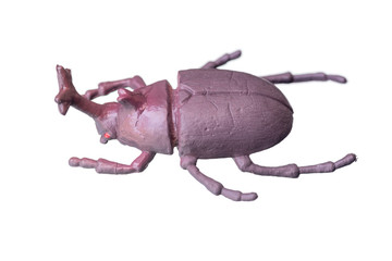 artificial bugs isolated on white background