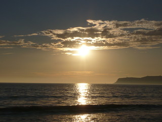 Beautiful sunset in San Diego, California