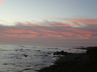 Amazing sunset view at Highway 1