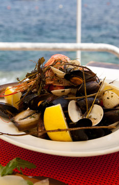 Seafood platter