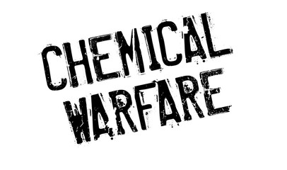 Chemical Warfare rubber stamp. Grunge design with dust scratches. Effects can be easily removed for a clean, crisp look. Color is easily changed.