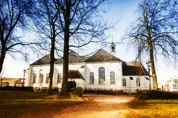 Old church in the center of town.
Contrasting picture, with warm and cool tones.
The town of Veenendaal in the Netherlands.