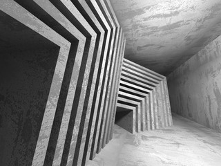 Abstract geometric concrete architecture background