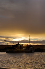 Fototapeta na wymiar Harbor of Lahti