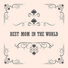 Greeting card for Mother s Day