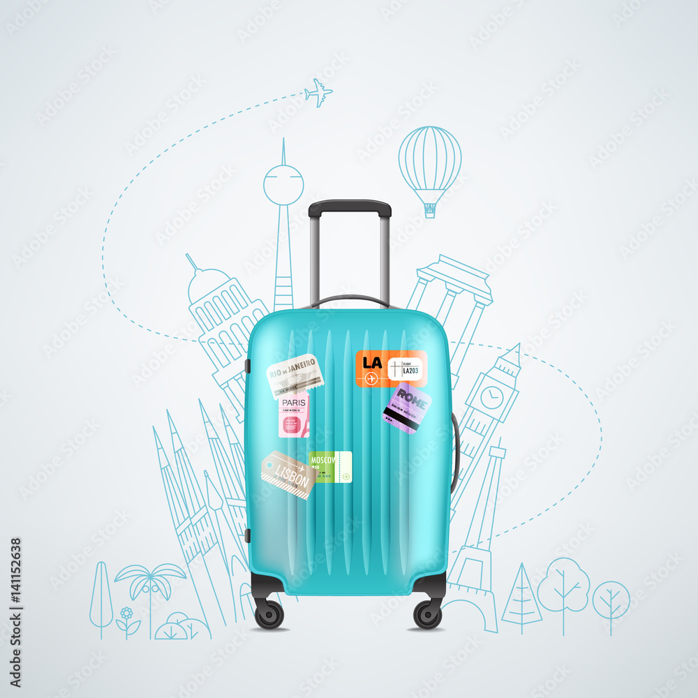 Poster Constructor detail concept. Vector seamless pattern