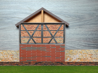 Fachwerk und Ziegel