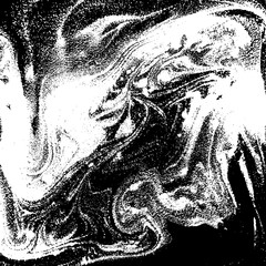 Black and white liquid texture, watercolor hand drawn marbling illustration, abstract background