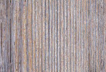 Old worn plank wall with upright white paint © Kristian Tuhkanen