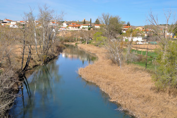 Fototapeta na wymiar Río Tajo, Fuentidueña de Tajo