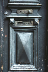 Door mail slot letter box