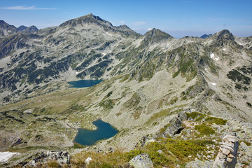 Amazing Landscape from Dzhano Peak to Kamenitsa peak, Pirin mountain, Bulgaria