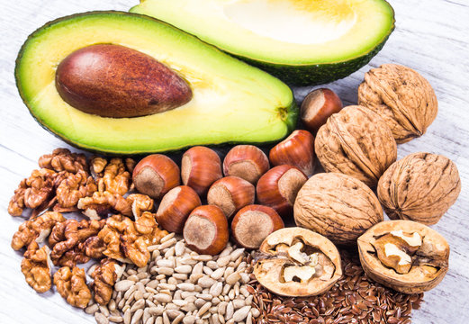 Sources of omega 3 fatty acids contained in the food.
