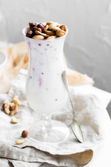 Homemade chocolate ice cream