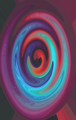 Abstract color art illustration