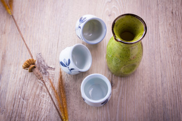 Japanese Sake drinking set