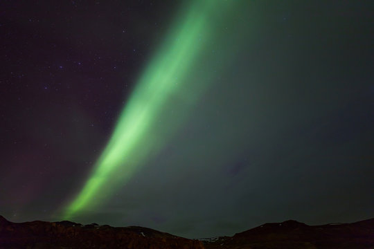The Northern Light Aurora borealis