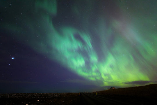 The Northern Light Aurora borealis Iceland