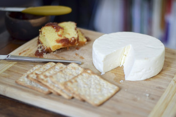 Traditional Brazilian cheese board