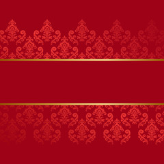 ダマスク柄の背景素材